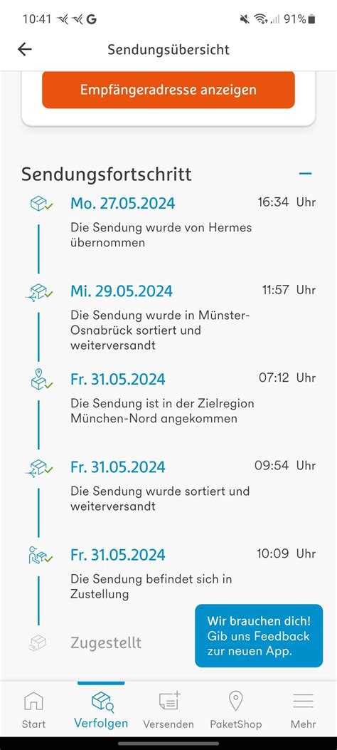 hermes zustellung heute|hermes sendung versand zeit.